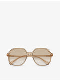 Swarovski SK6003 irregular-frame gem-embellished sunglasses - British product