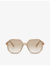 selfridges Swarovski SK6003 Irregular-Frame Gem-Embellished Acetate Sunglasses- Buy online at McGrocer