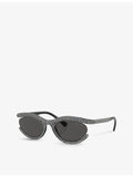 Swarovski crystal-embellished oval sunglasses SK6006 (British brand)