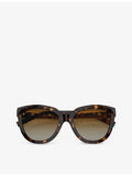 Tiffany & Co. TF4215 tortoiseshell cat-eye acetate sunglasses, imported from the UK