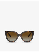 selfridges Tiffany & Co. TF4215 Cat Eye Tortoiseshell Acetate Sunglasses- Buy online at McGrocer