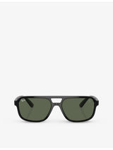 selfridges Ray-Ban Scuderia Ferrari RB4414M Rectangle-Frame Nylon Sunglasses- Buy online at McGrocer