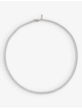 selfridges Emanuele Bicocchi Knot Chain Brand-Engraved 925 Sterling Silver Necklace 51cm- Buy online at McGrocer