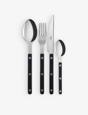 Sabre Bistrot Stainless Steel and Acrylic Cutlery Set of Four