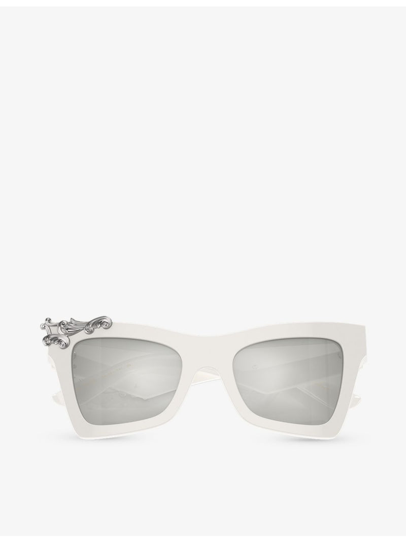 Dolce & Gabbana cat-eye acetate sunglasses DG4434, imported from the UK