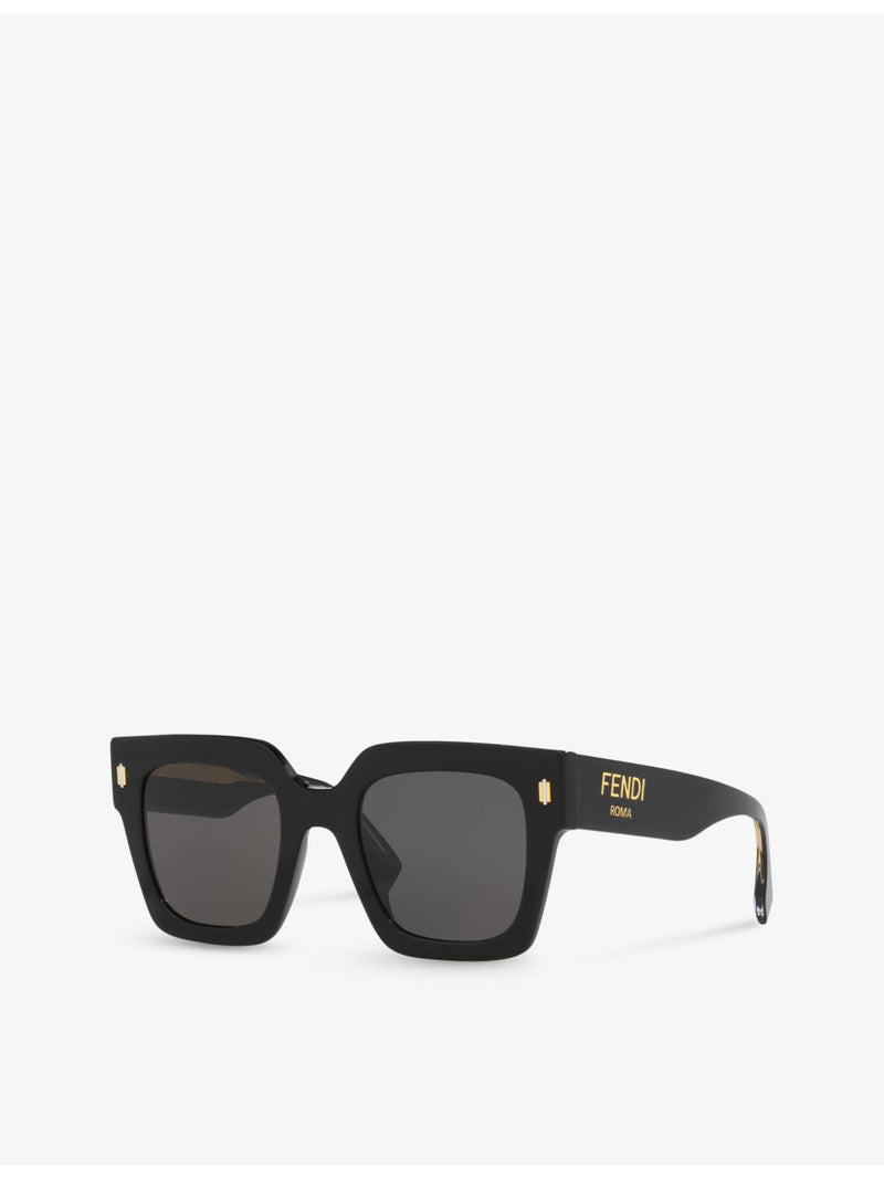 Fendi Roma square-frame acetate sunglasses - British product