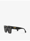 Fendi Roma square-frame acetate sunglasses - British product