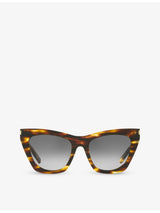 selfridges Saint Laurent Kate SL214 Cat-Eye Acetate Sunglasses- Buy online at McGrocer