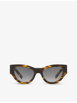 selfridges Saint Laurent SLM94 Cat-Eye Acetate Sunglasses- Buy online at McGrocer