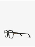 Tom Ford FT5908-B irregular-frame acetate glasses - British product