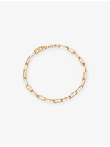 selfridges Astley Clarke Celestial 18ct Yellow Gold Vermeil Chain Bracelet 185mm- Buy online at McGrocer