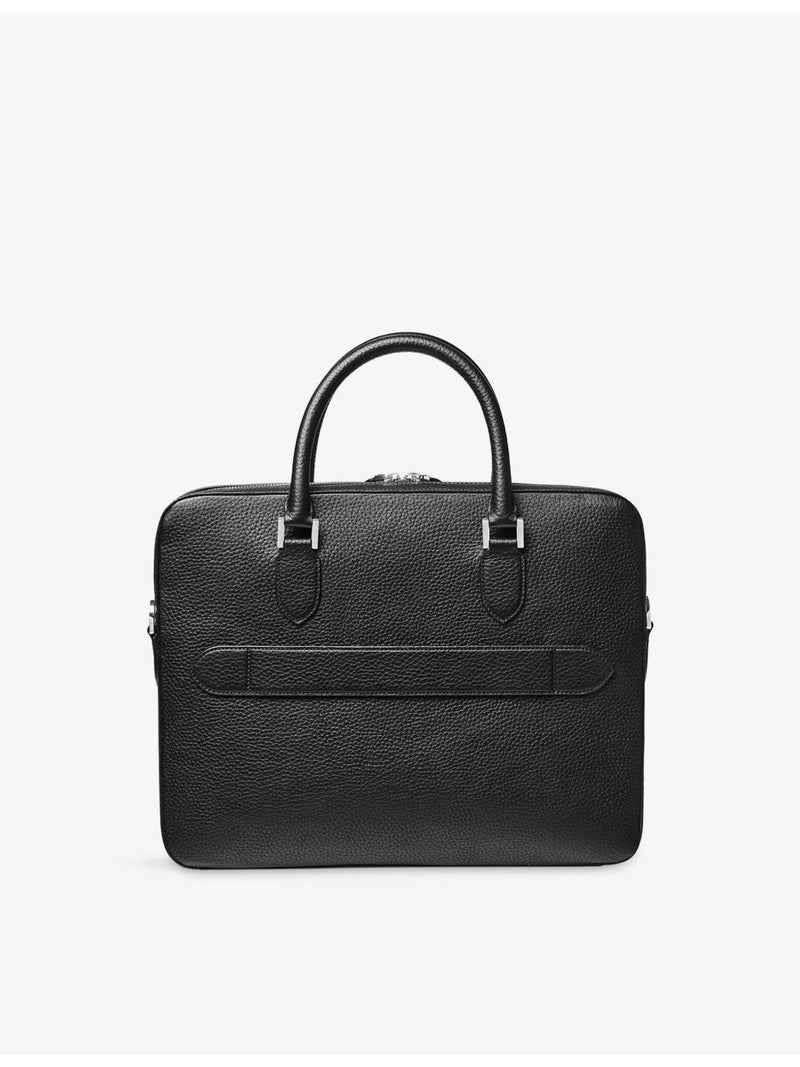 Aspinal of London Mount Street leather laptop bag, UK version