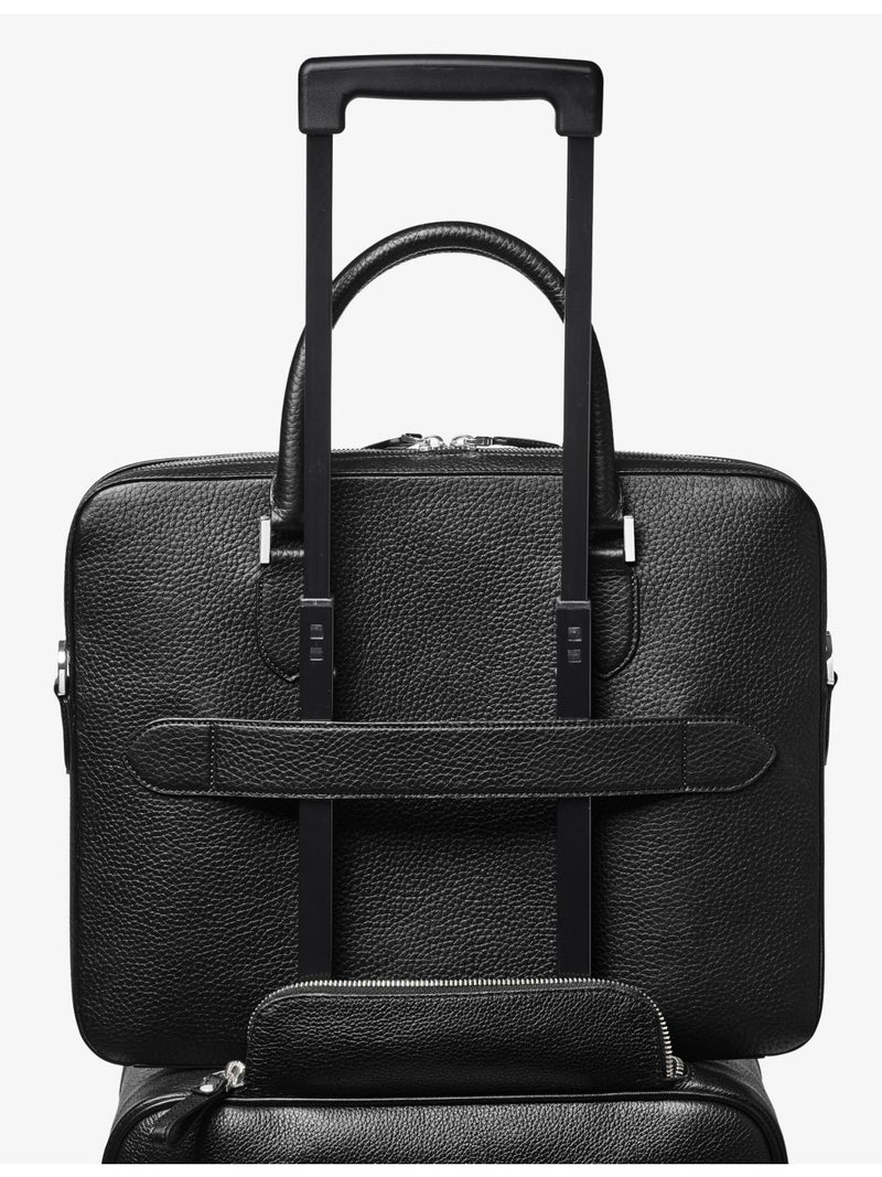 Aspinal of London Mount Street leather laptop bag, UK version