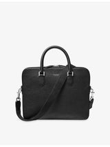 selfridges Aspinal of London Mount Street Leather Laptop Bag- Buy online at McGrocer