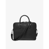 selfridges Aspinal of London Mount Street Leather Laptop Bag- Buy online at McGrocer