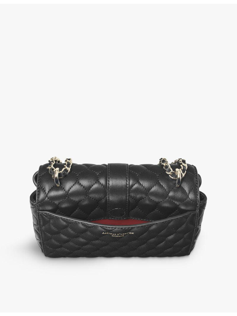 Aspinal of London Lottie quilted leather shoulder bag (British brand)