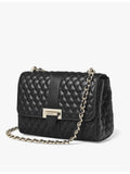 Aspinal of London Lottie quilted leather shoulder bag (British brand)
