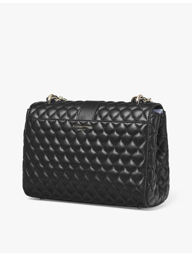 Aspinal of London Lottie quilted leather shoulder bag (British brand)