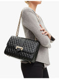 Aspinal of London Lottie quilted leather shoulder bag (British brand)