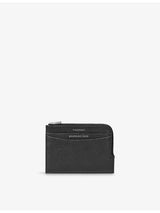 selfridges Aspinal of London Logo-Print Grained Leather Travel Wallet- Buy online at McGrocer