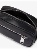 The Kooples leather cross-body bag with branded strap (British brand)