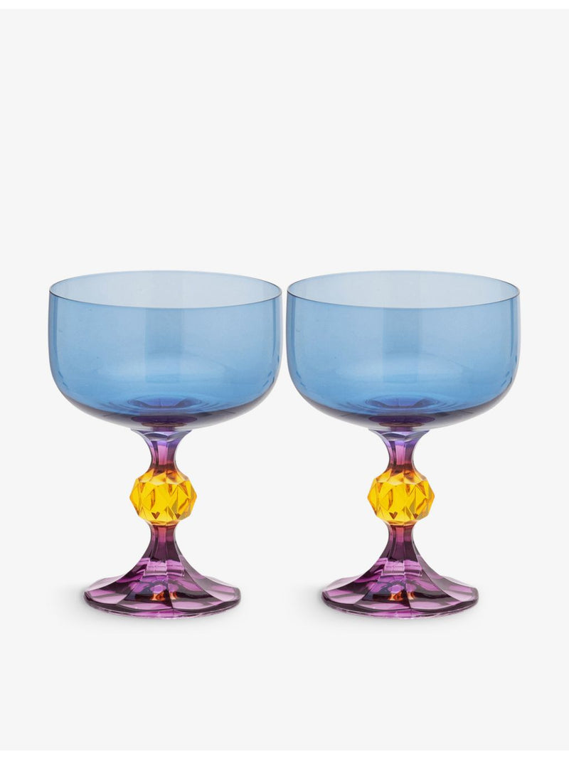 anna + nina Bliss cocktail glass set of two, imported from the UK