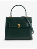 Launer Traviata leather top-handle bag, imported from the UK