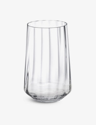 Georg Jensen Bernadotte crystal tumblers, six-piece set, imported from the UK