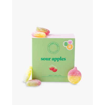 selfridges Ask Mummy & Daddy Sour Apples Vegan Sweets Gift Box 120g- Buy online at McGrocer
