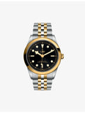 Tudor Black Bay 41 yellow-gold steel automatic watch, imported from the UK