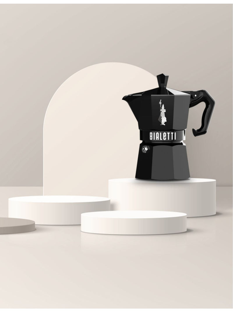 Bialetti aluminium espresso maker six-cup - British product