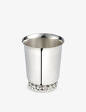 Christofle Babylone braided silver-plated cup 8.5cm, UK version