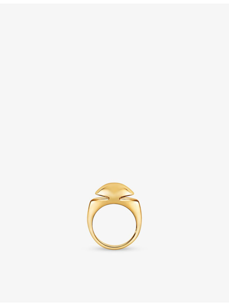Bulgari Cabochon 18ct yellow-gold ring (British brand)
