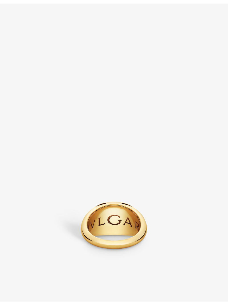 Bulgari Cabochon 18ct yellow-gold ring (British brand)