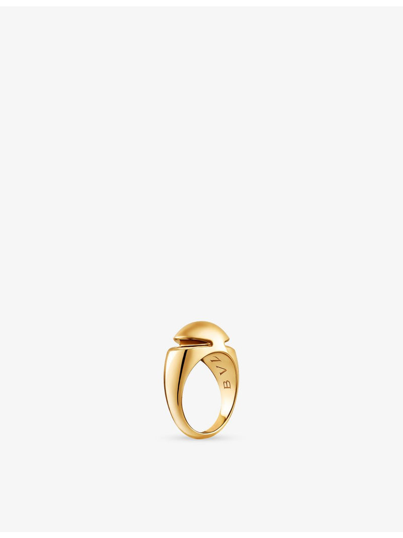 Bulgari Cabochon 18ct yellow-gold ring (British brand)