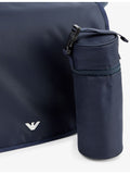 Emporio Armani logo-embellished woven changing bag (British brand)