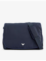 selfridges Emporio Armani Logo-Embellished Woven Changing Bag, 26cm x 37cm x 11cm- Buy online at McGrocer