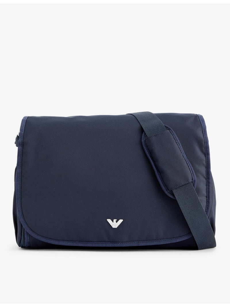 Emporio Armani logo-embellished woven changing bag (British brand)