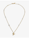 With Love Darling Peace Gaia dove pendant necklace 50cm (British brand)