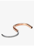 Tiffany & Co. Lock diamond bangle 18ct gold, imported from the UK