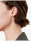 Tiffany & Co lock diamond earrings 18ct rose gold - British product