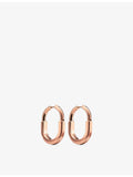 Tiffany & Co. Lock rose gold earrings medium, imported from the UK