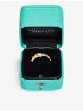 Tiffany & Co 18ct yellow gold ring with 0.17ct diamond (British brand)