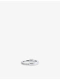 Tiffany Lock ring 18ct white gold 0.17ct diamond (British brand)