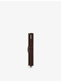 Secrid leather wallet with RFID protector compartment - British product