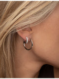 Sif Jakobs sterling-silver zirconia hoop earrings 14mm - British product