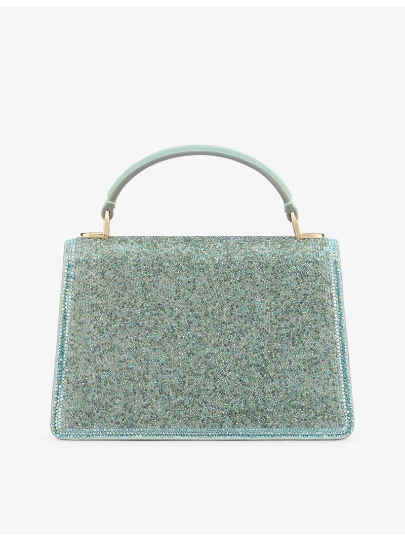 Bvlgari Serpenti Forever mini suede handbag with crystal embellishment (British brand)