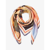 selfridges Aspinal of London Graphic-Print Branded Silk Scarf 90cm- Buy online at McGrocer