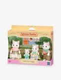 Sylvanian Families Latte Cat Family playset figures and accessories, UK version