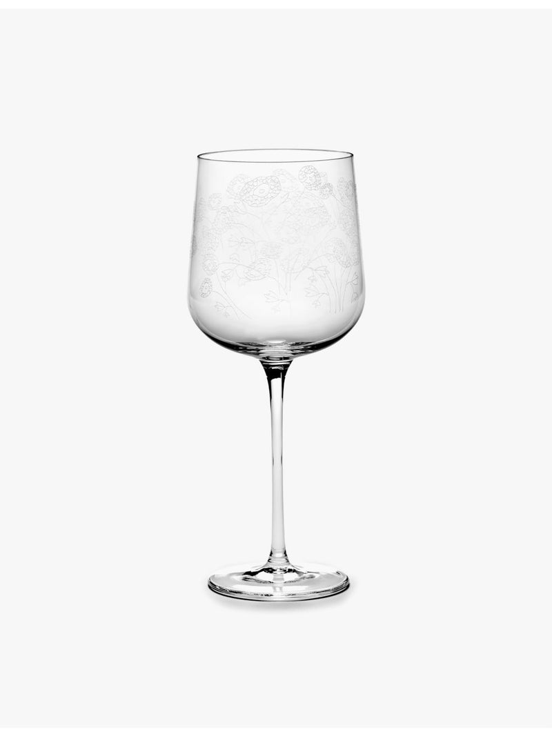 Serax Marni Midnight Flowers glasses set of four, imported from the UK